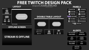 FREE DOWNLOAD – Free Twitch Design Pack