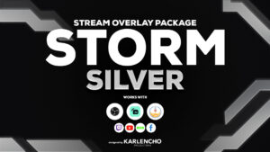 Storm Silver – Stream Overlay Package