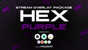 Hex Purple – Stream Overlay Package