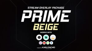 Prime Beige – Stream Overlay Package