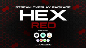Hex Red – Stream Overlay Package
