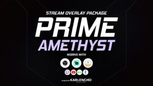 Prime Amethyst – Stream Overlay Package