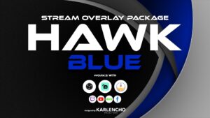 Hawk Blue – Stream Overlay Package